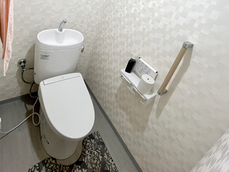 トイレリフォーム 使い勝手を高めた、家族みんなが心地よく過ごせるマンション
