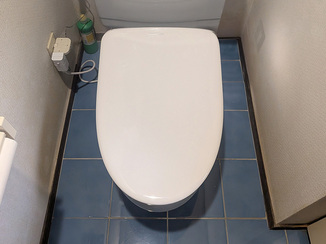 トイレリフォーム 便器はそのまま、機能性を高めたウォシュレット